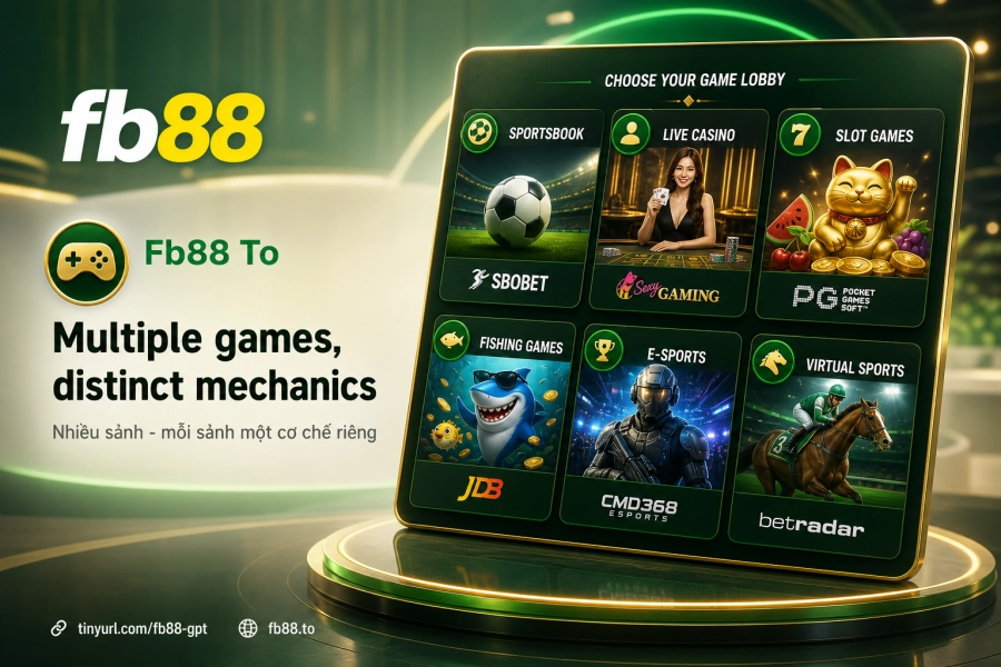 Sảnh cược Fb88 thể thao casino slot bắn cá xổ số nhà cung cấp Evolution Gaming Microgaming