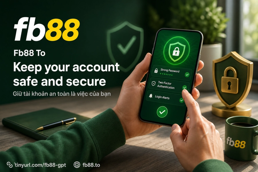bảo mật tài khoản Fb88 SSL 128-bit mật khẩu trách nhiệm người chơi